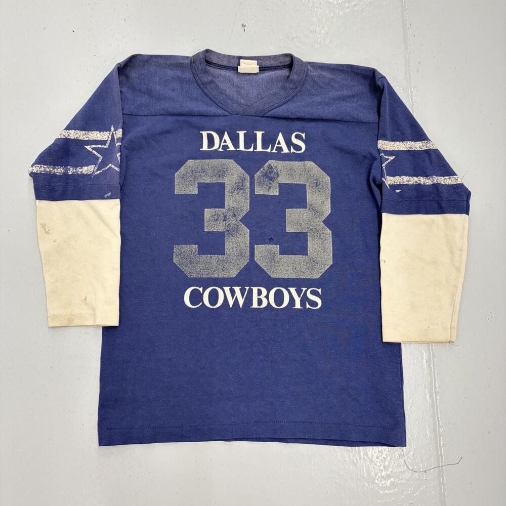 Vintage 70s Dallas Cowboys Dorsett NFL Raglan T-Shirt